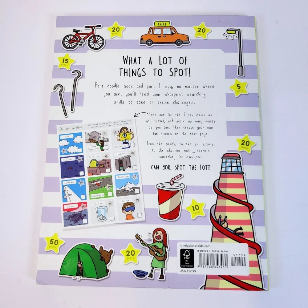 Lonely Planet Kids Doodle Spots Activity Book Thomas Flintham Kids Fun